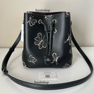 ✅Coach Rowan Bucket Bag With Butterfly Print